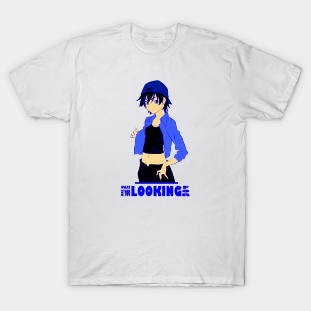 Blue Waifu T-Shirt by SanTees